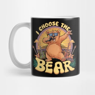 Bear lovers. I choose the bear. Musician bear Mug